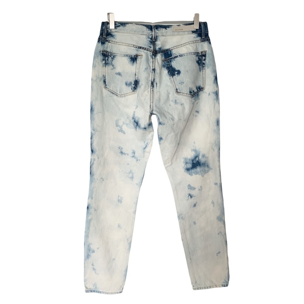 NEW GRLFRND Karolina Sunbleach High Rise Straight Rigid Denim Jeans - Picture 11 of 11